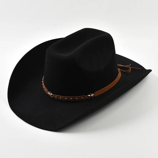 Fedora classique de cowboy en laine by Western Cowboy