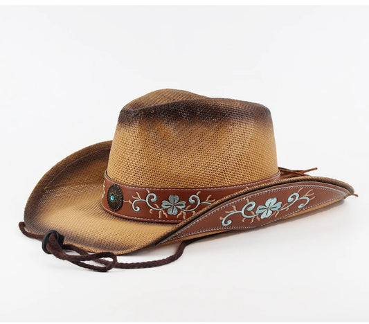 Chapeau de cowboy occidental floral by Western Cowboy