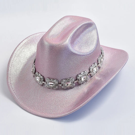 Fedora de mariage brillant by Western Cowboy